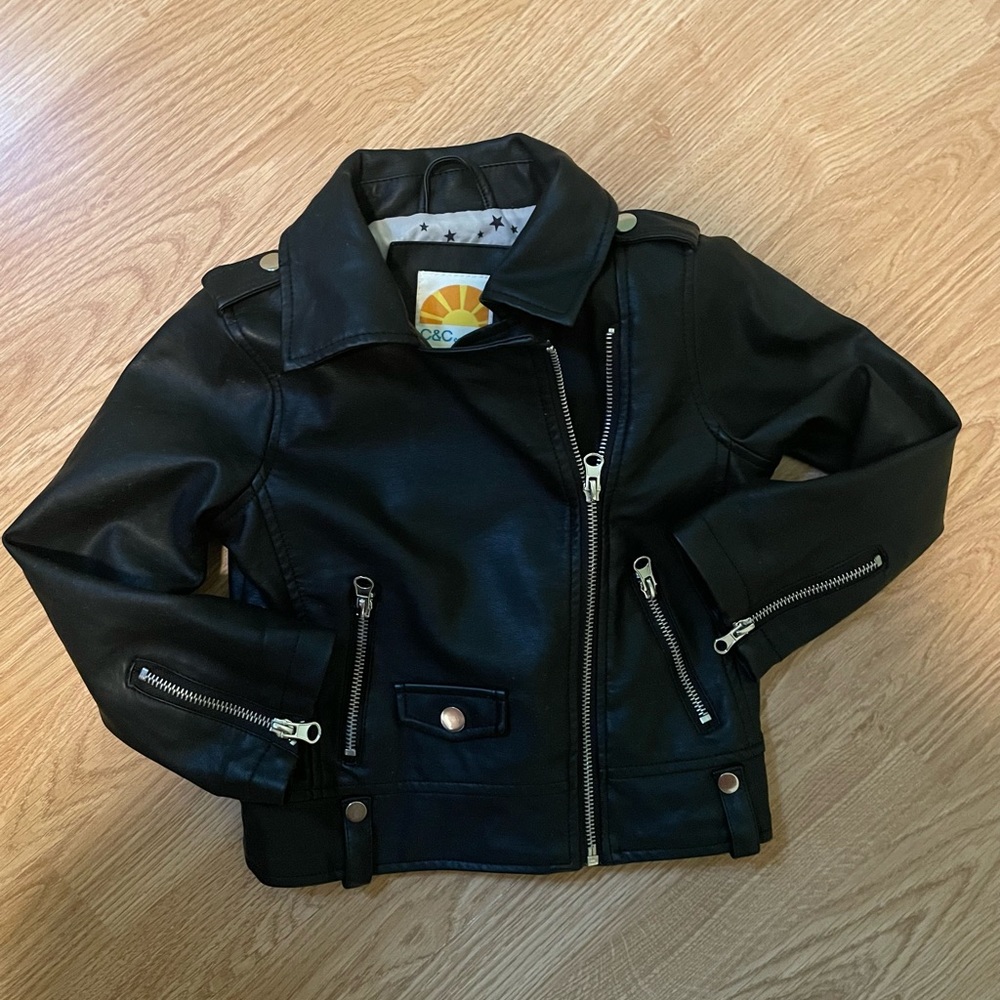Leather jacket girls